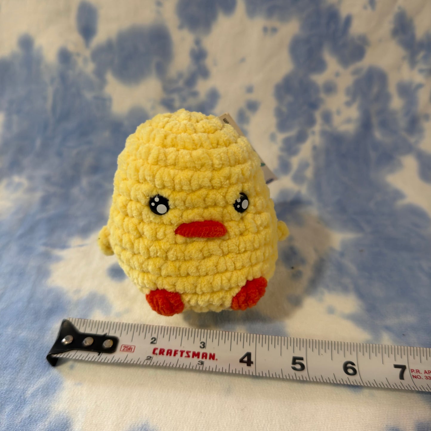 Chick Plushie w/ Plastic Eyes