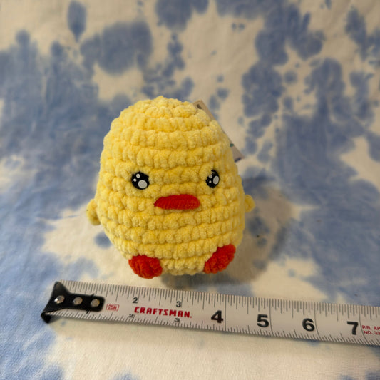 Chick Plushie w/ Plastic Eyes